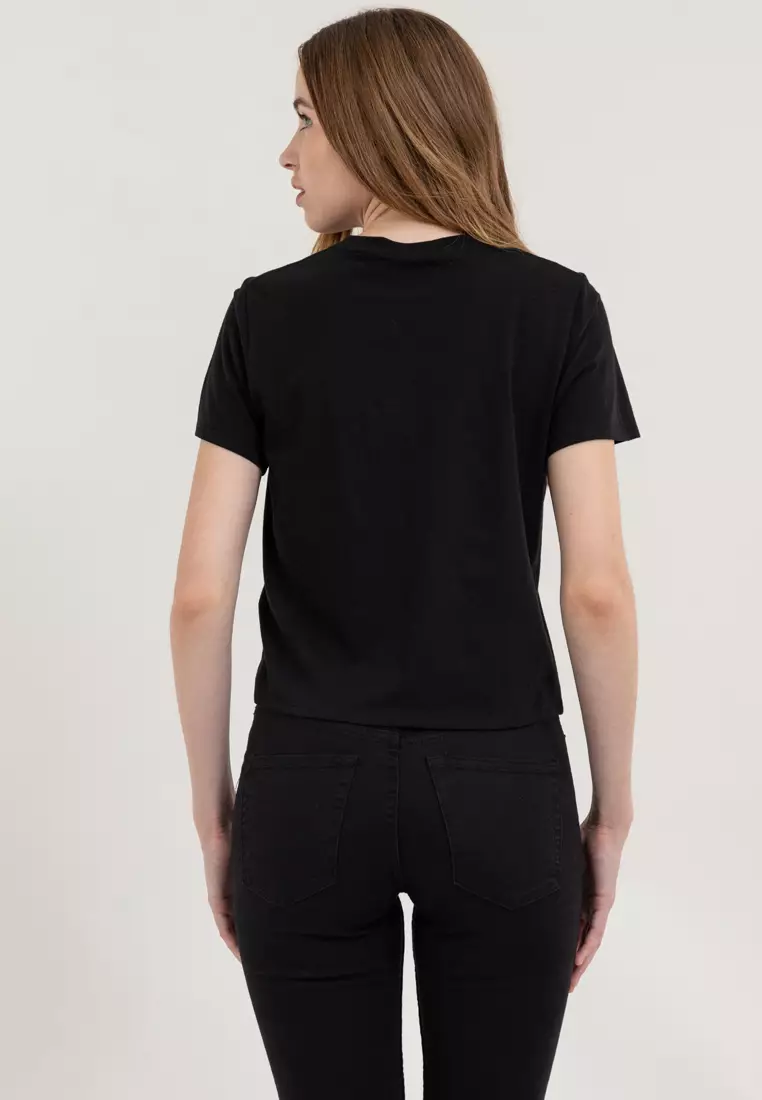 Buy Mardi Mercredi Slim Tshirt Swing The Tail Ddanji_Black