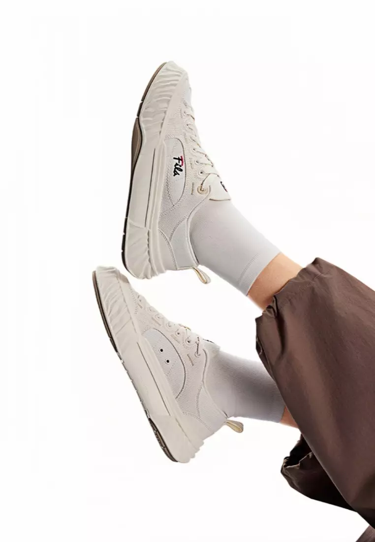 FILA CORE FASHION MILANO Women canvas sneakers (White / Purple)