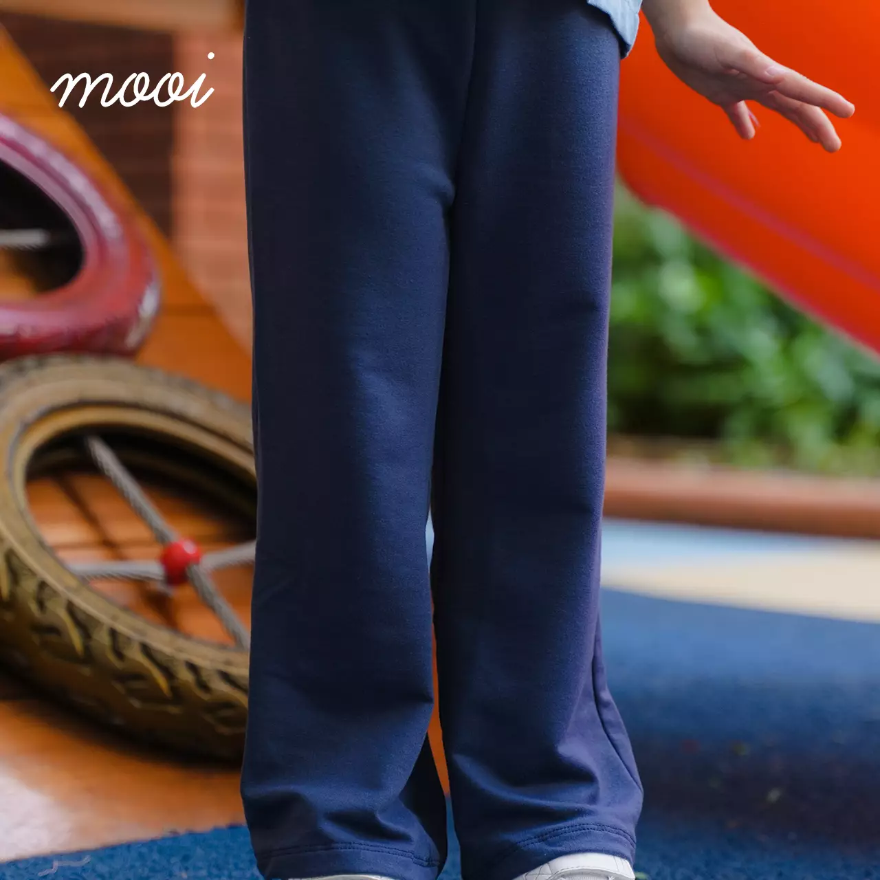Mooi Celana Panjang Anak Perempuan Grace Bootcut Pants - Navy