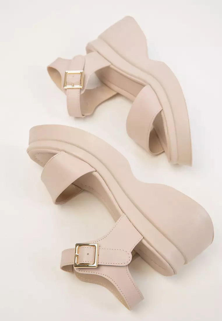 Beige Women's Sandals 20383