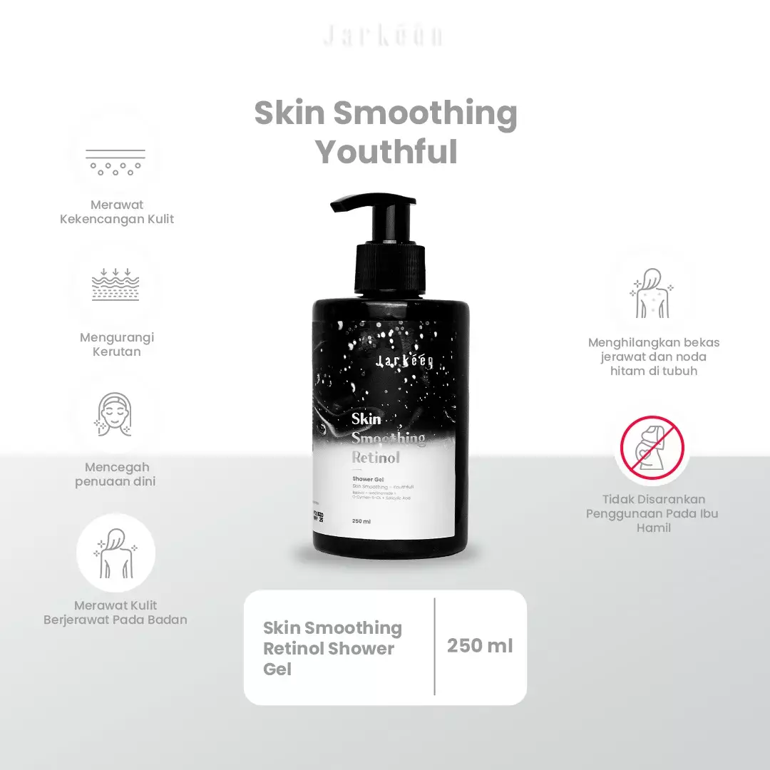 Jual Jarkeen Jarkeen Skin Smoothing Retinol Shower Gel Original 2024
