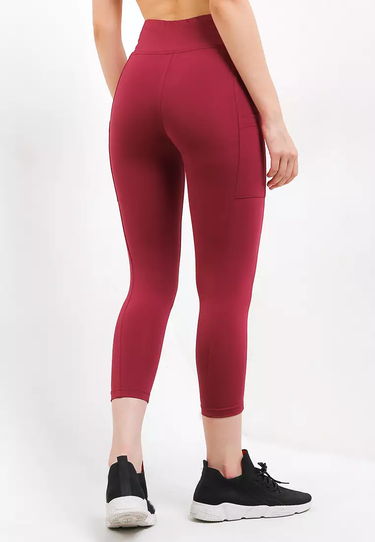Celana Panjang Legging Olahraga Ladies Sport Long Pants Active Sport Olahraga Senam Yoga Pilates Gym Ketat Spandex