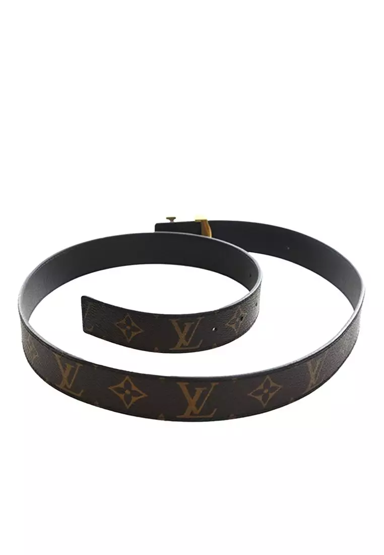 二手路易威登 Monogram Initials 雙面腰帶