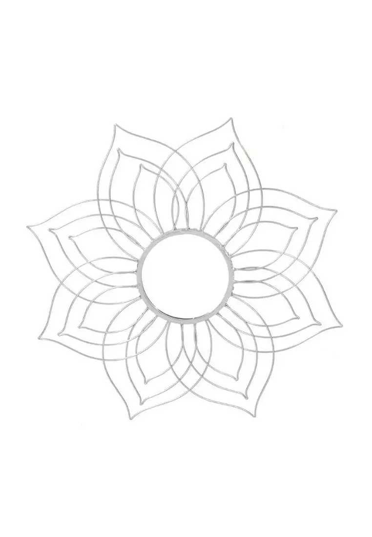 Buy FURNY MATTER Ophelia Floral Finished Wall Mirror Online ZALORA Malaysia