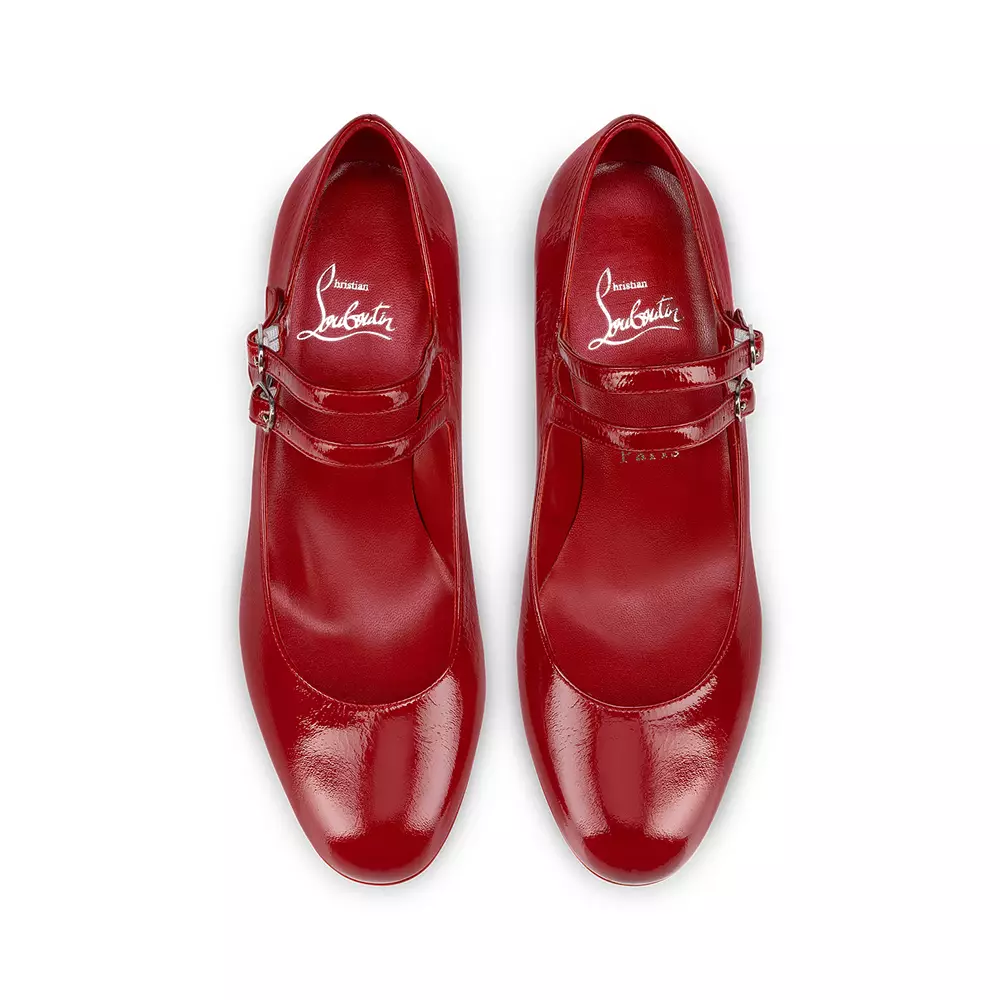 Jual CHRISTIAN LOUBOUTIN Miss Jane 55 Vog Patent Leather Mary