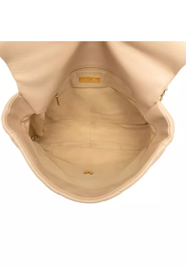 Pre-Loved Chanel Maxi Lambskin 19 Flap