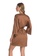 LYCKA brown LCB2162-Lady Sexy Robe and Inner Lingerie Sets-Brown 94B50USC2F6429GS_3