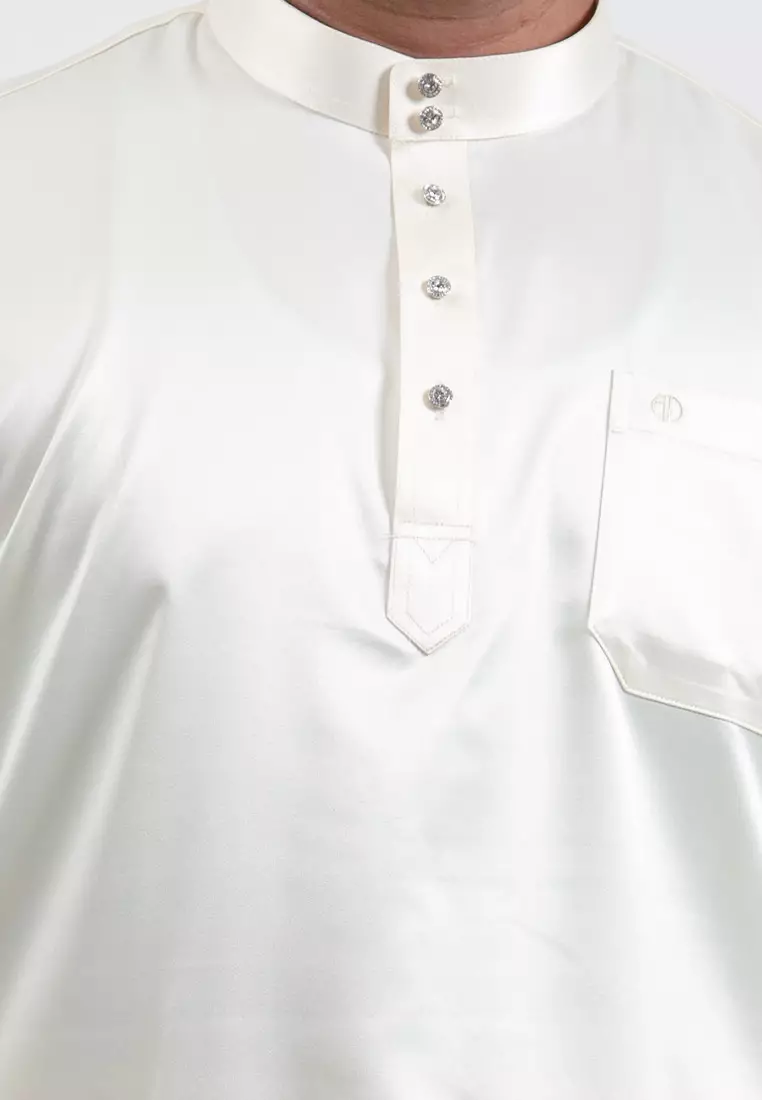 Alain Delon Slim Fit Baju Melayu - 19024006-50LtYellow