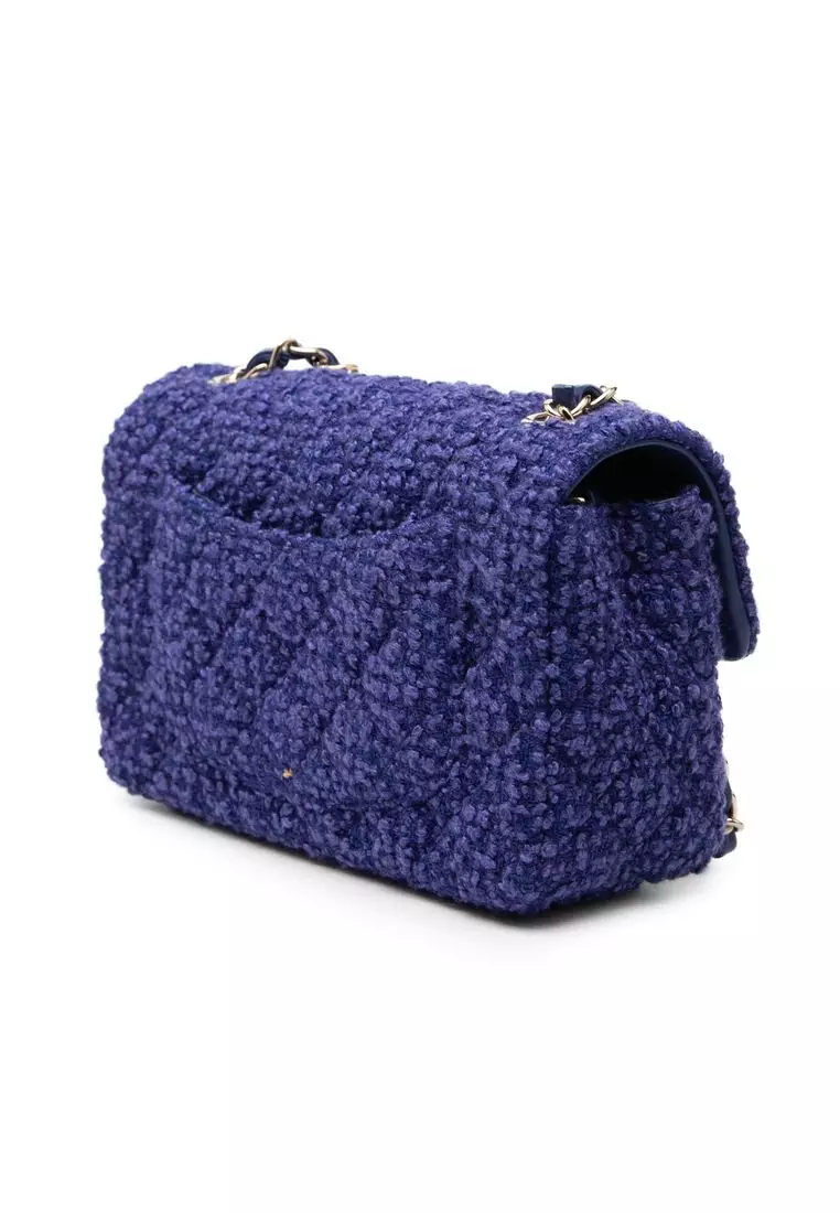 Pre-Loved Chanel Mini Rectangular Classic Tweed Single Flap