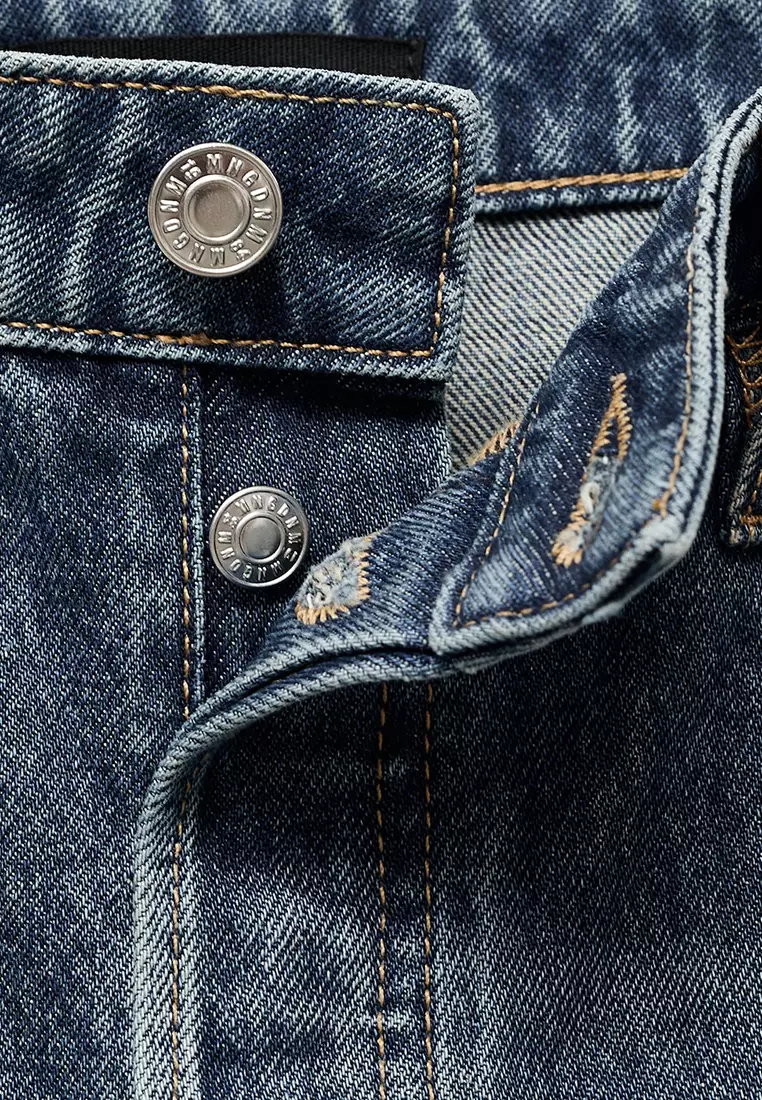 High-Waisted Wide-Leg Jeans