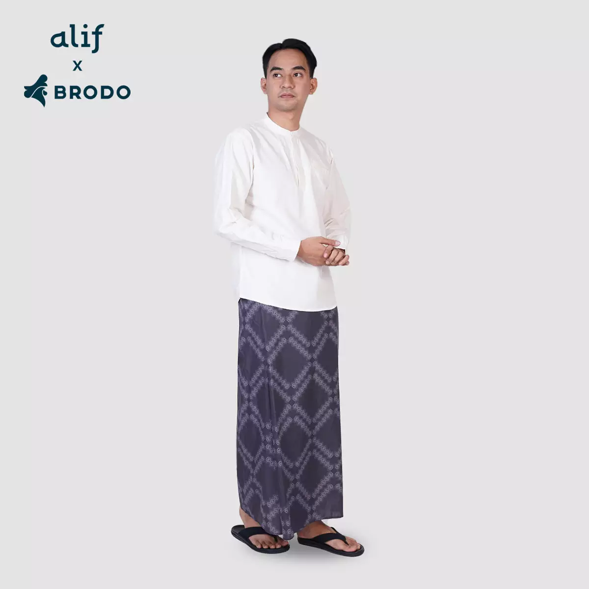 BRODO - Adora Saroong Alif x Brodo Black