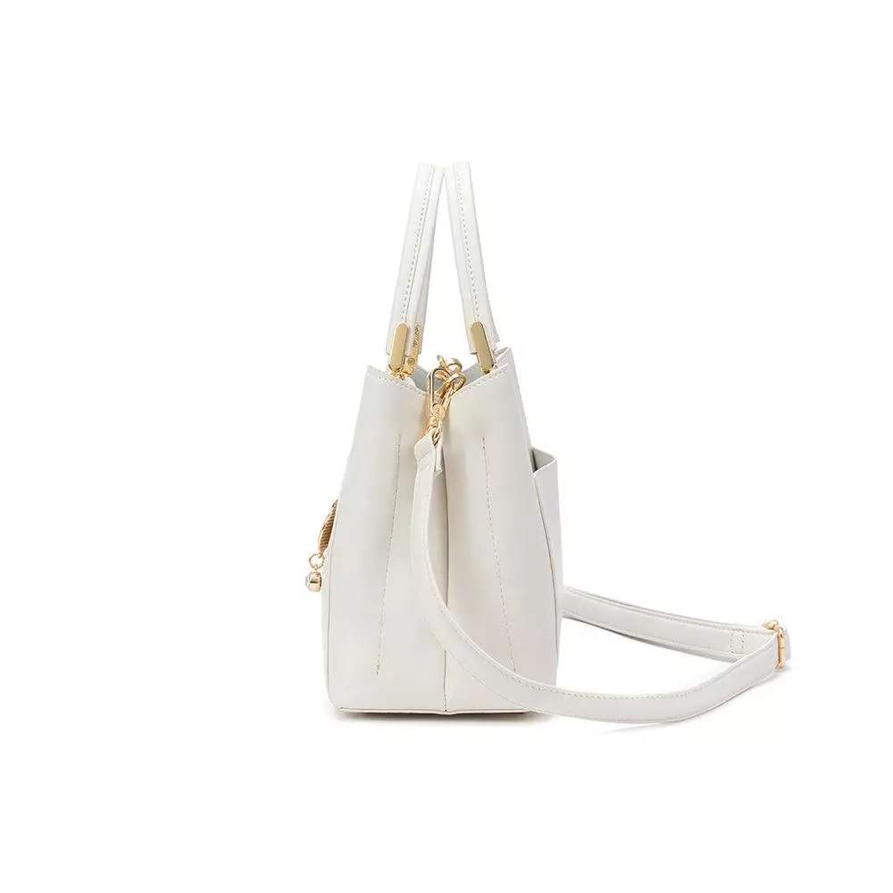 En-ji Hyoju Handbag - Ivory