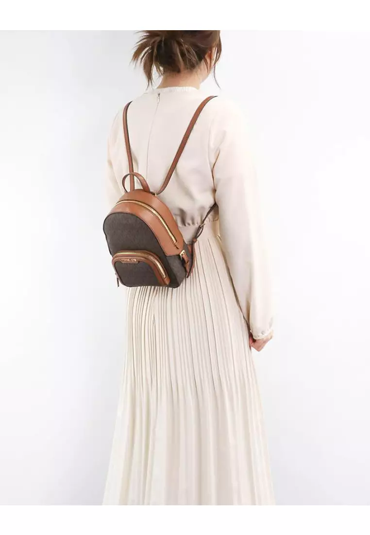 Signature Jaycee Mini Backpack - Brown