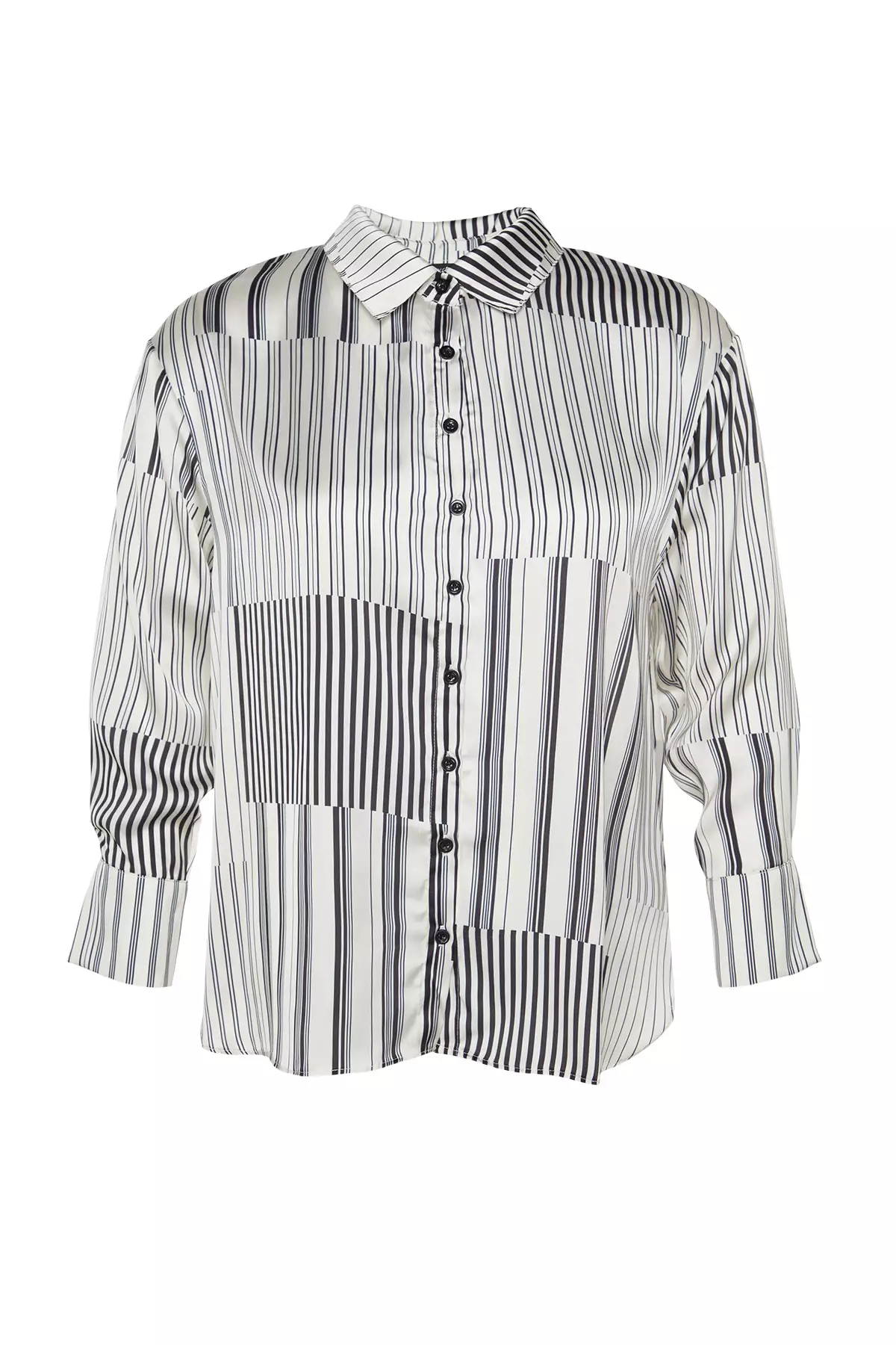 ずとまよ Striped Shirts (Halo Stripe) XL