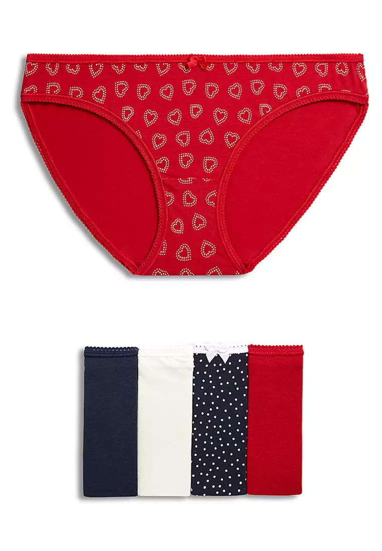 5pk Cotton Lycra™ Bikini Knickers