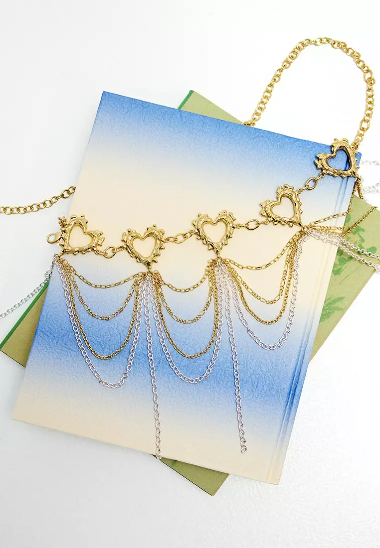 Gold chain belt