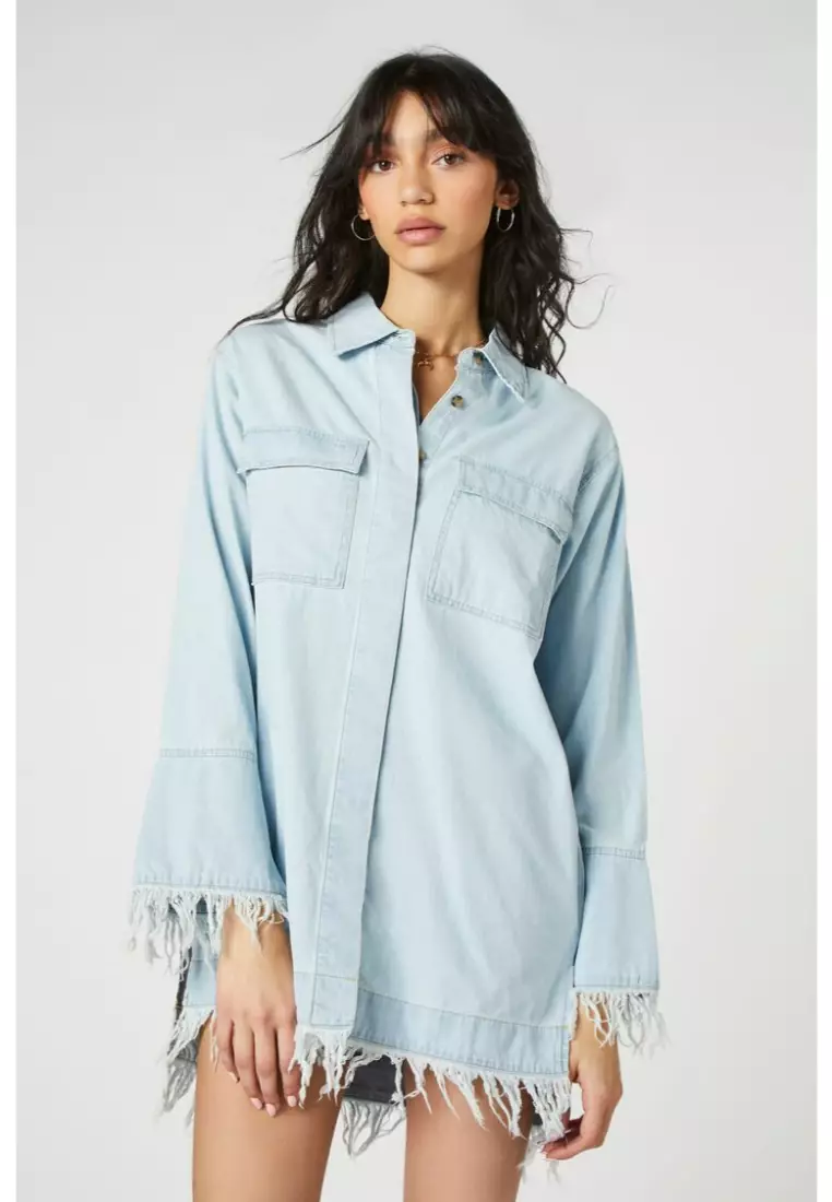 Denim shirt dress forever 21 sale
