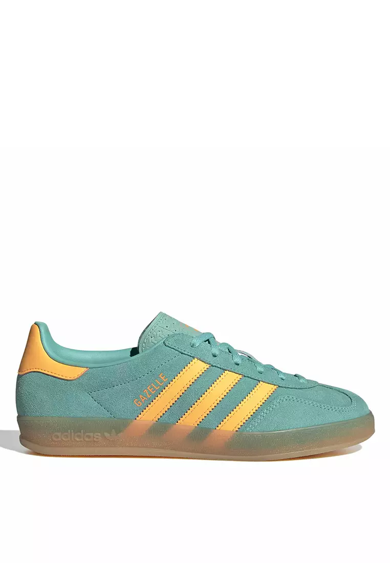 adidas gazelle silver green womens Adidas Gazelle Indoor 'Light Blue/Wonder White' -Originally $130.00 –  Unheardof Brand main image 1