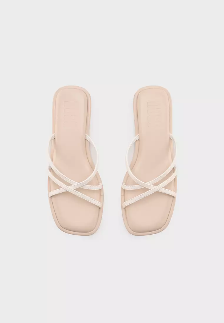 STRAPPY COMFORT FLAT SLIDE