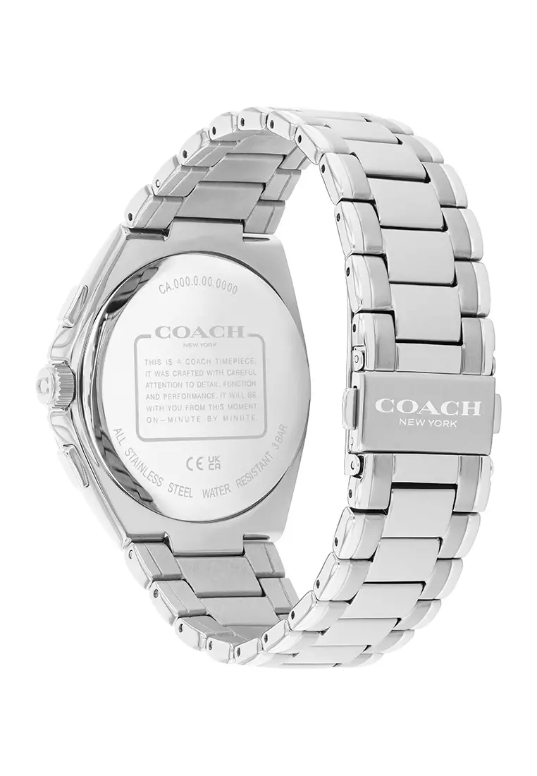 Buy Coach JACKSON Men's Watch STAINLESS STEEL Strap - Navy Dial