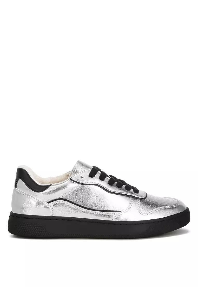 Discount on London Rag  shoes - SKU: White&Black Everyday Sneakers