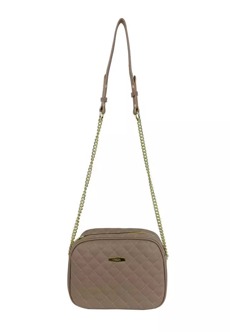 Buy Mel&Co Quilted SemiChain Sling Bag 2023 Online ZALORA Philippines
