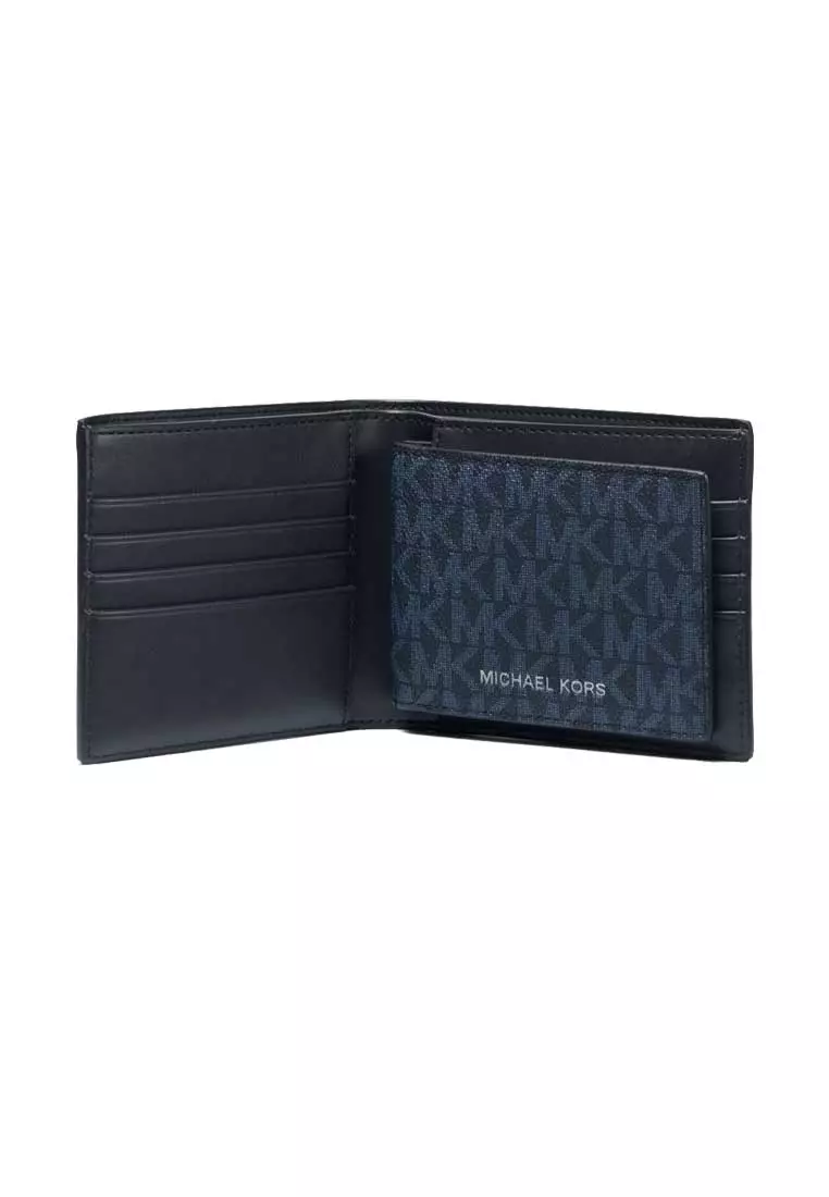 Cooper Billfold Wallet With Passcase PL Blue 36U9LCRF6B