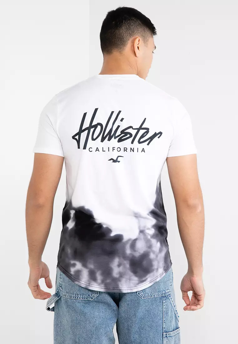 Hollister printed logo graphic tee deals