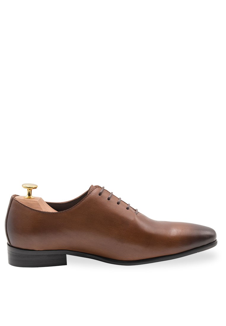 Carlota Wholecut Chestnut Oxford