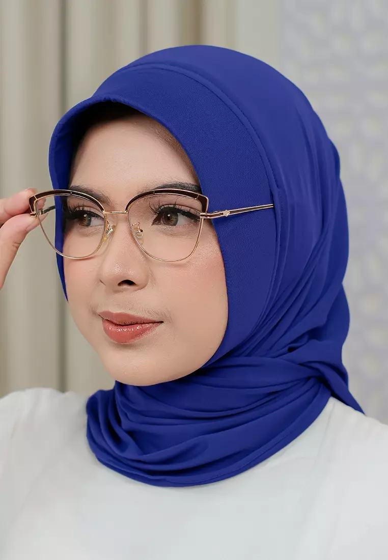 HIJAB INSTAN SOFTPAD AMEENA - SAPPHIRE