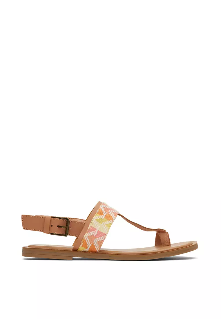 Discount on Toms  shoes - SKU: Sandals Bree Women - Warm Beige Leather