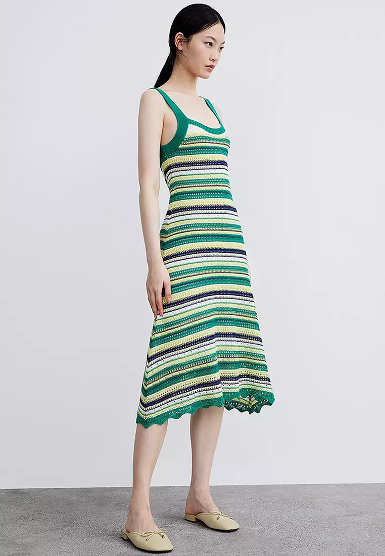 Buy Urban Revivo Striped Knitted Cami Dress Online ZALORA Malaysia