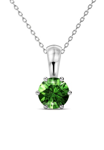 Jual Her Jewellery Birth Stone Pendant August Peridot Kalung Crystal Swarovski By Her Jewellery Original Zalora Indonesia