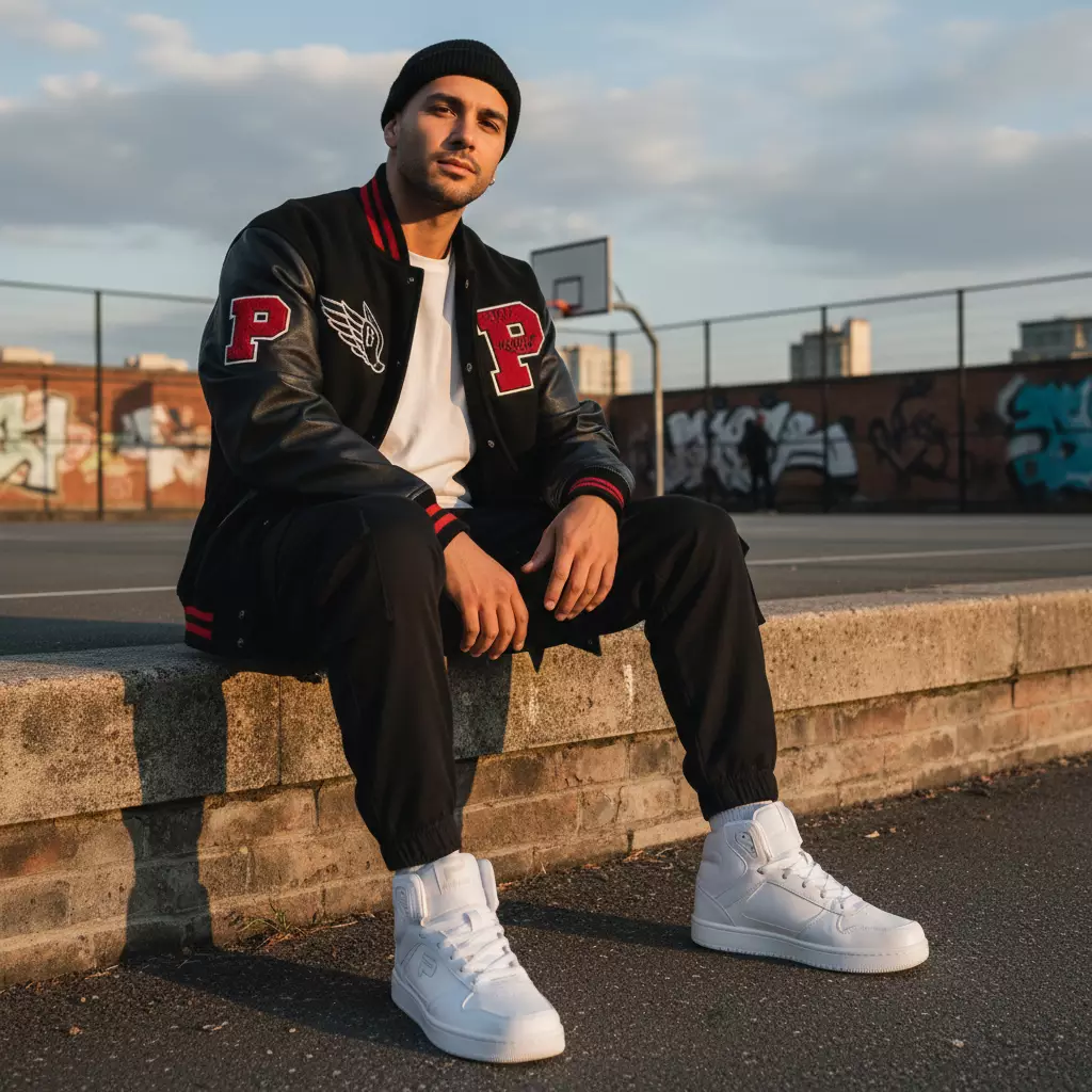 PAULMAY - Sepatu Sneakers Pria Lisbon High - White