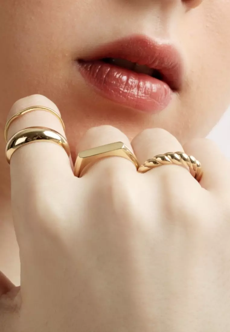 Cupola Slim 18K Gold Ring