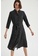 DeFacto black Long Sleeve Midi Dress 1CC28AA861B68DGS_1