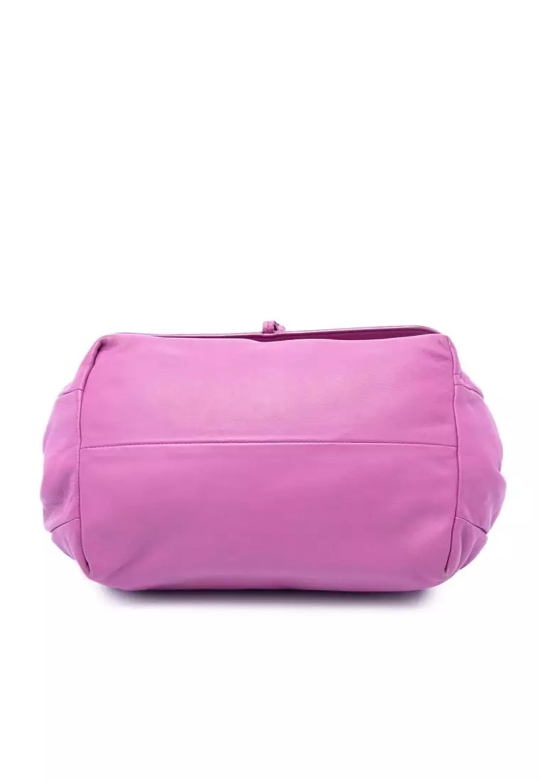 Pre-Loved Bottega Veneta Leather Intrecciato Flap Crossbody