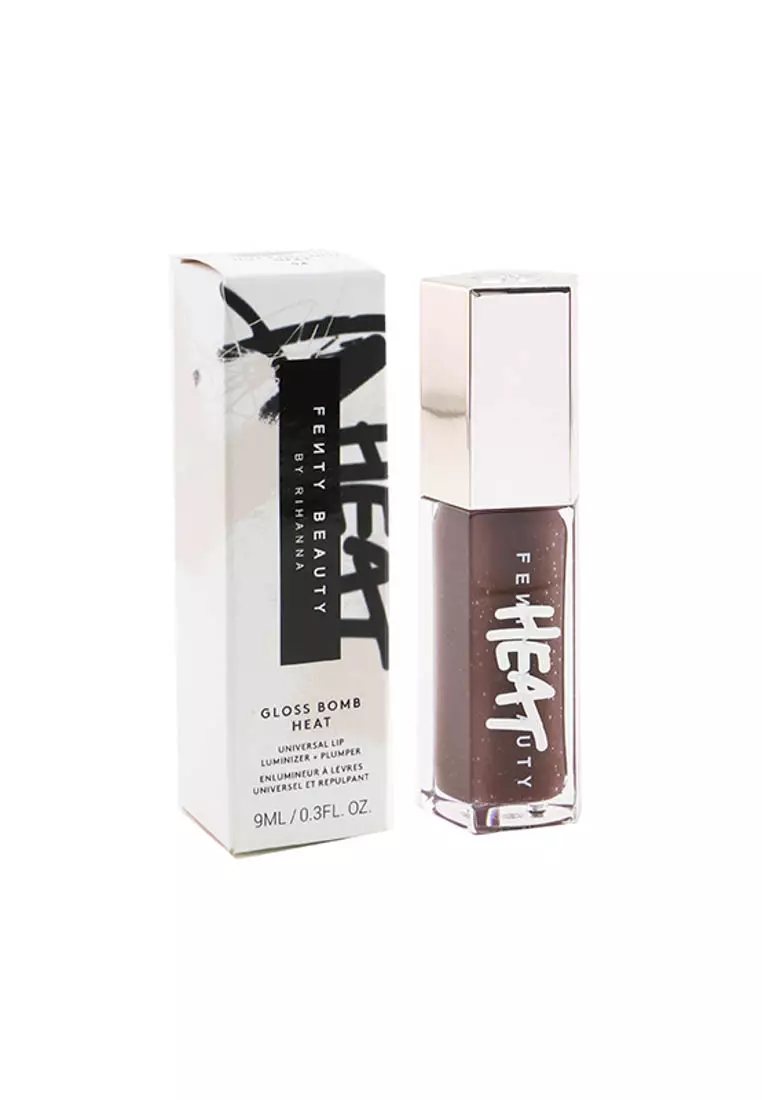 Fenty Beauty By Rihanna - Gloss Bomb Heat Universal Lip Luminizer + Plumper - # 04 Hot Chocolit Heat (Sheer Rich Brown) 9ml/0.3oz