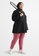 Mis Claire black Mis Claire Plus Size Cergas Active Hoodie Instant Hijab Top - Black 93C8FAA80504E5GS_5