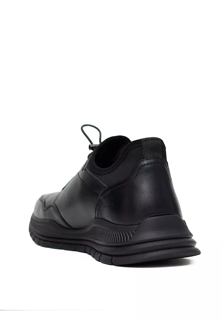 Sepatu Casual Pria Sneakers Gino Mariani Fonzo Hitam