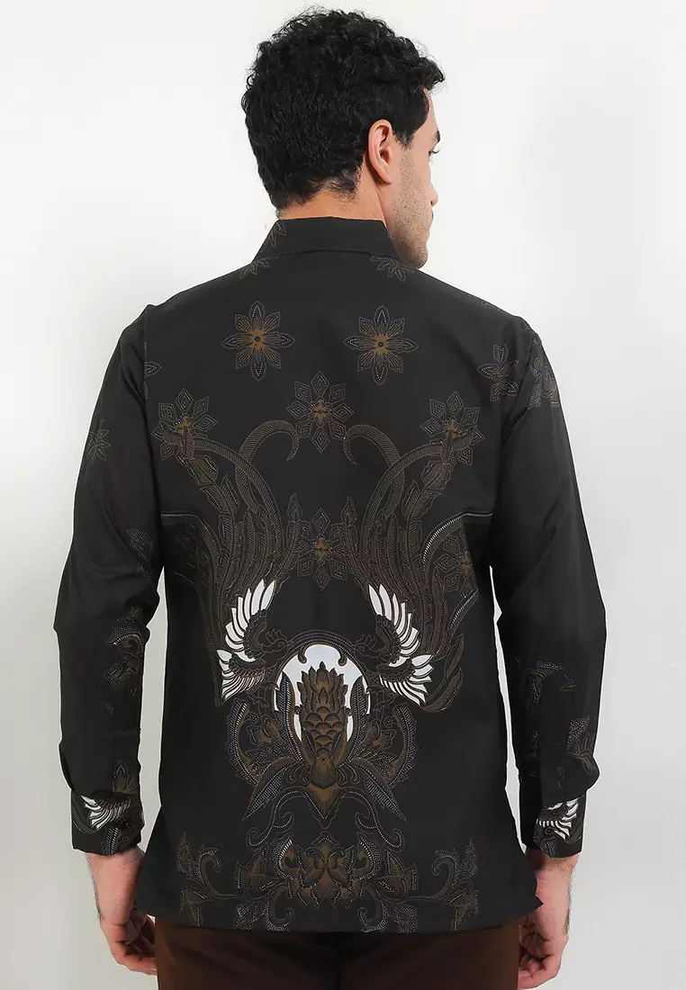 Tamawijaya Kemeja Batik Exclusive Premium Pria Casual Modern Lengan Panjang