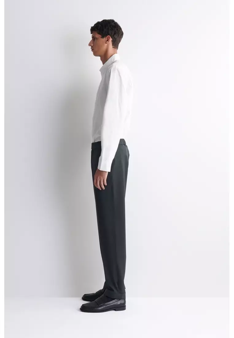 RELAXED PIMA COTTON-POPLIN SHIRT