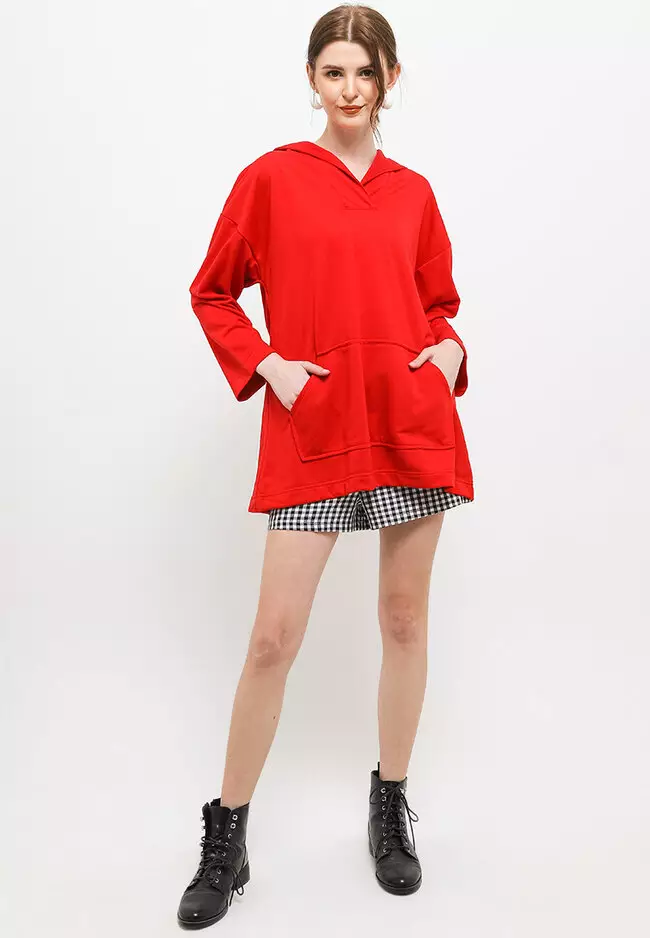 Hodie Hoodie Sweater Long Sleeves Pocket