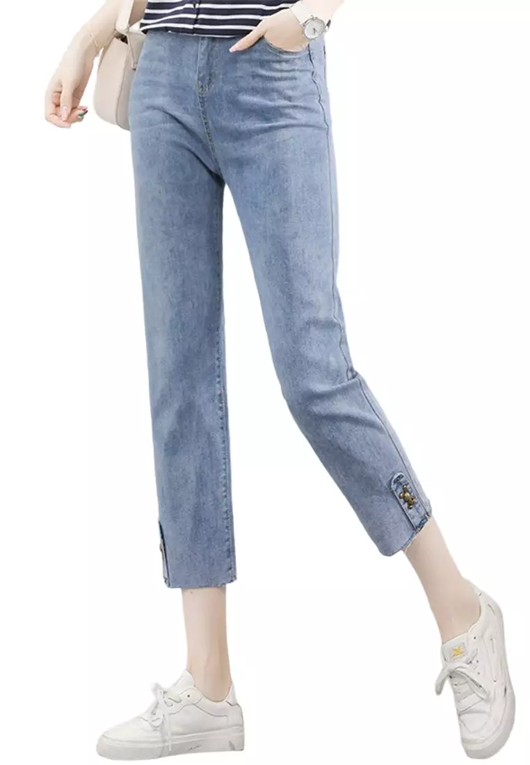 Girls top slim jeans