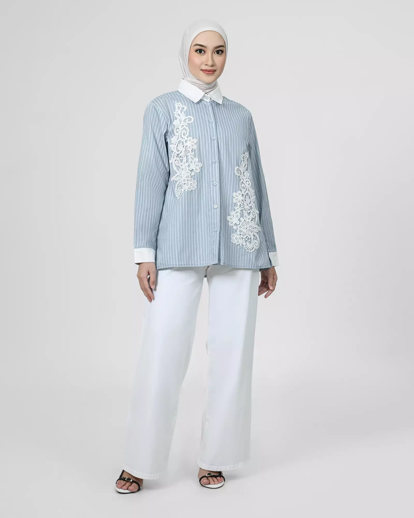 Geulis.id SHEA SHIRT - LIGHTBLUE