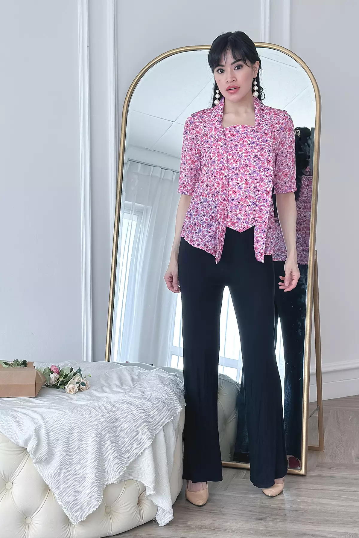 Karisma Kembangan Pink Kebaya