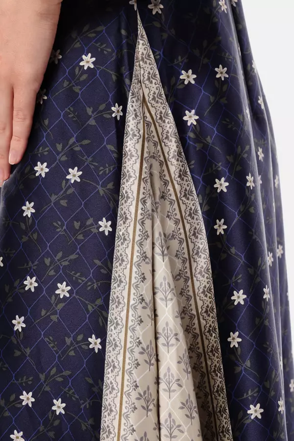 Minimal Alma Dress Gamis Navy