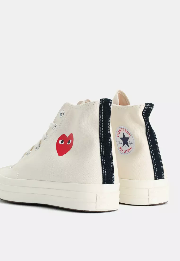 Buy CDG Play Chuck 70 Single Heart High-Top Sneakers 2026 Online