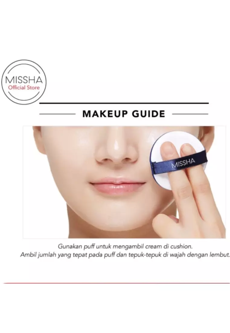 MISSHA MAGIC CUSHION MOIST UP [No.21 Light Beige] (Tanpa Refill)