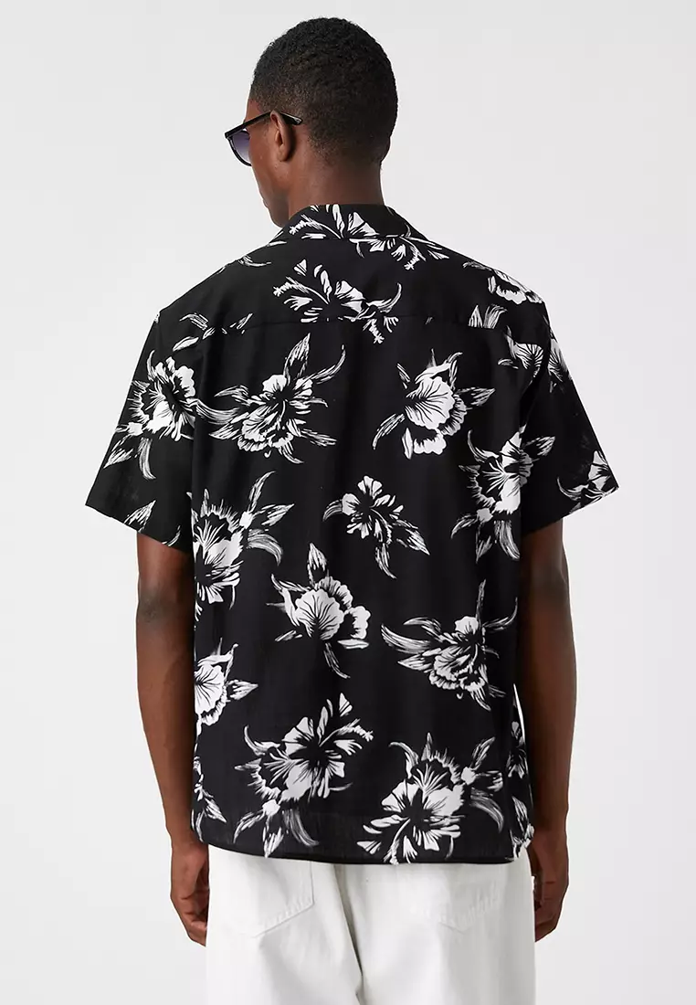 floral cotton shirt